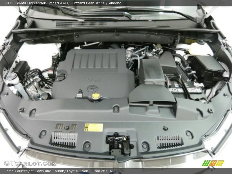 Blizzard Pearl White / Almond 2015 Toyota Highlander Limited AWD