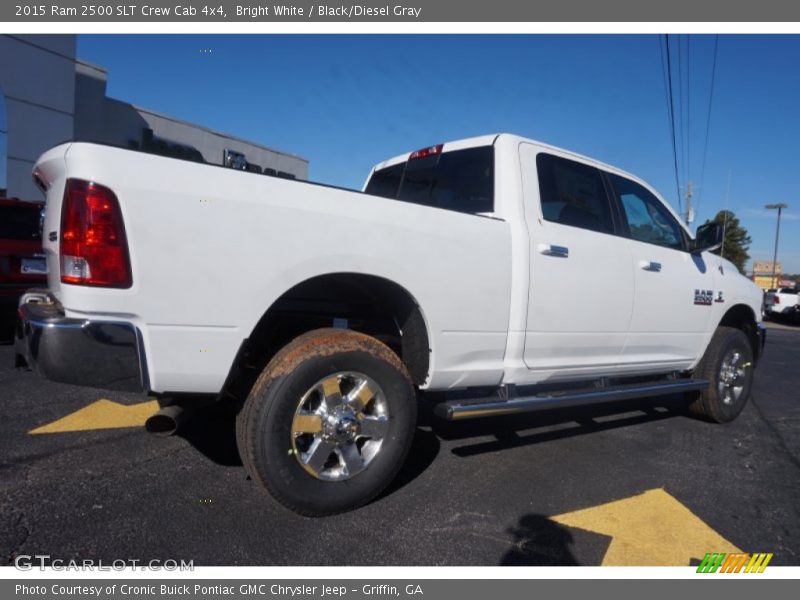 Bright White / Black/Diesel Gray 2015 Ram 2500 SLT Crew Cab 4x4
