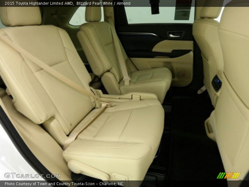 Rear Seat of 2015 Highlander Limited AWD