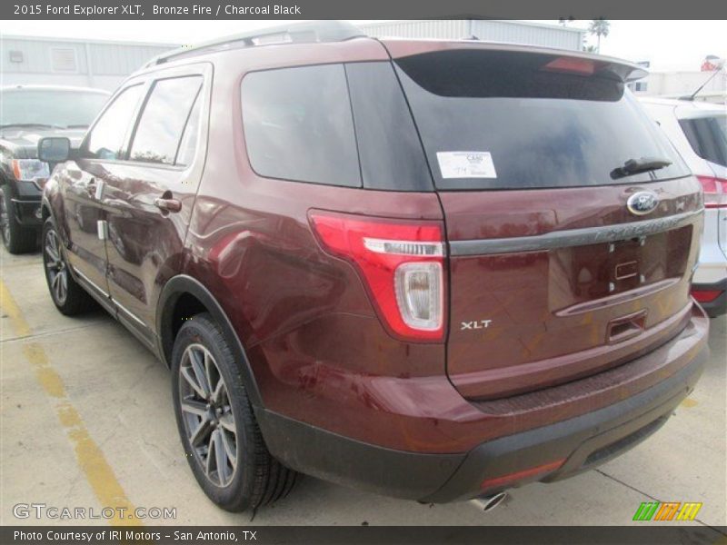 Bronze Fire / Charcoal Black 2015 Ford Explorer XLT