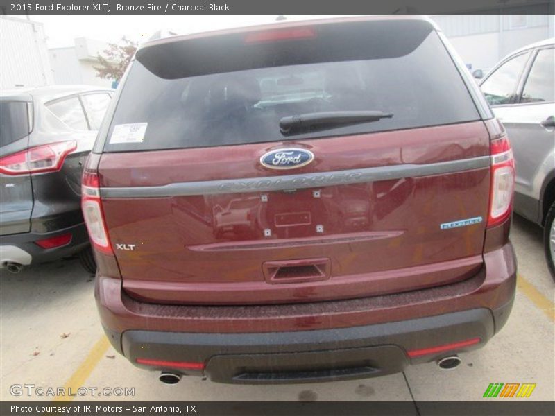 Bronze Fire / Charcoal Black 2015 Ford Explorer XLT