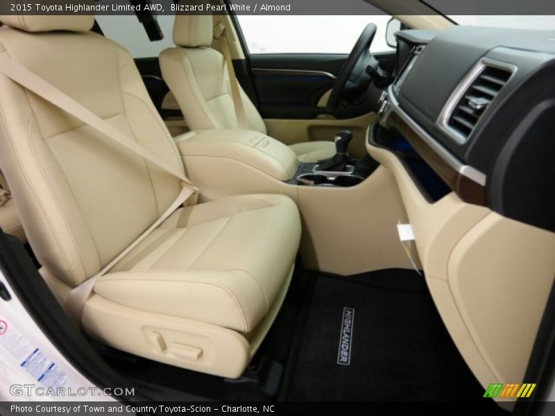 Front Seat of 2015 Highlander Limited AWD