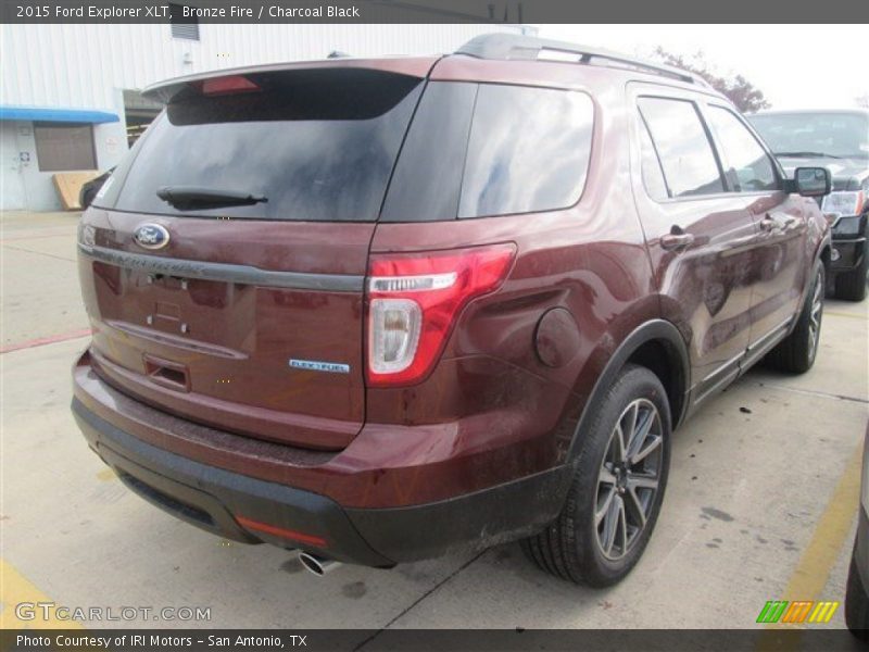 Bronze Fire / Charcoal Black 2015 Ford Explorer XLT