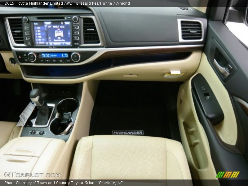 Blizzard Pearl White / Almond 2015 Toyota Highlander Limited AWD
