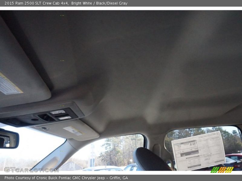 Bright White / Black/Diesel Gray 2015 Ram 2500 SLT Crew Cab 4x4
