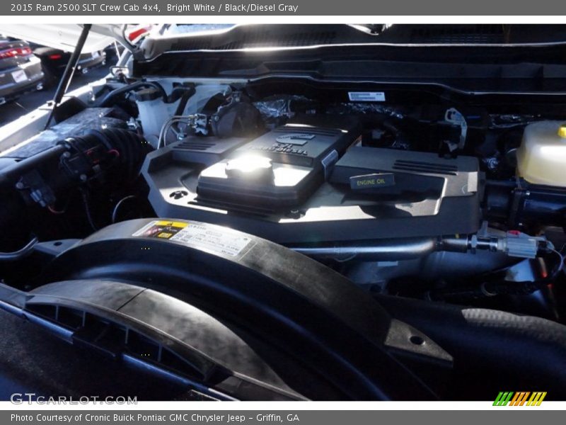 Bright White / Black/Diesel Gray 2015 Ram 2500 SLT Crew Cab 4x4