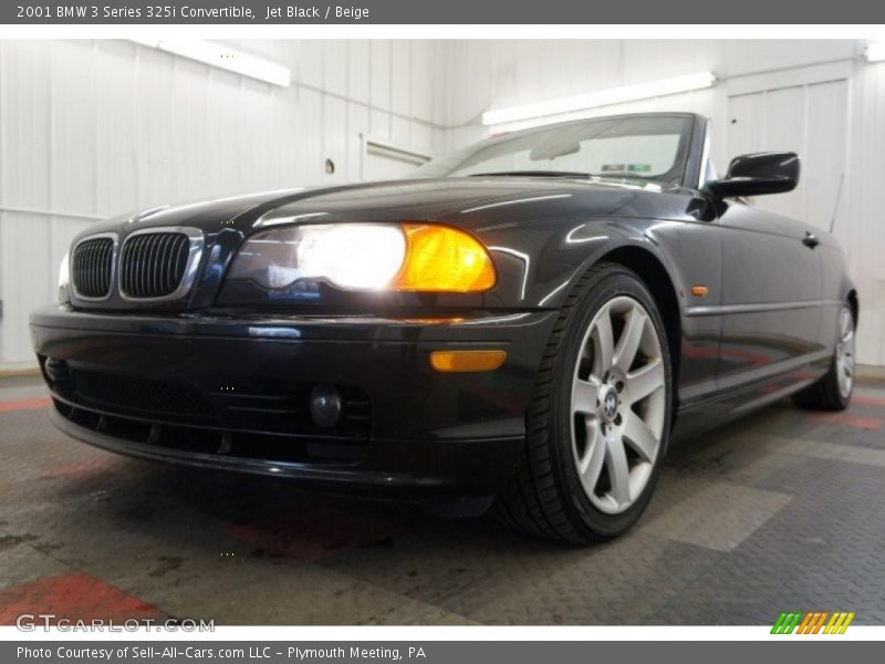 Jet Black / Beige 2001 BMW 3 Series 325i Convertible