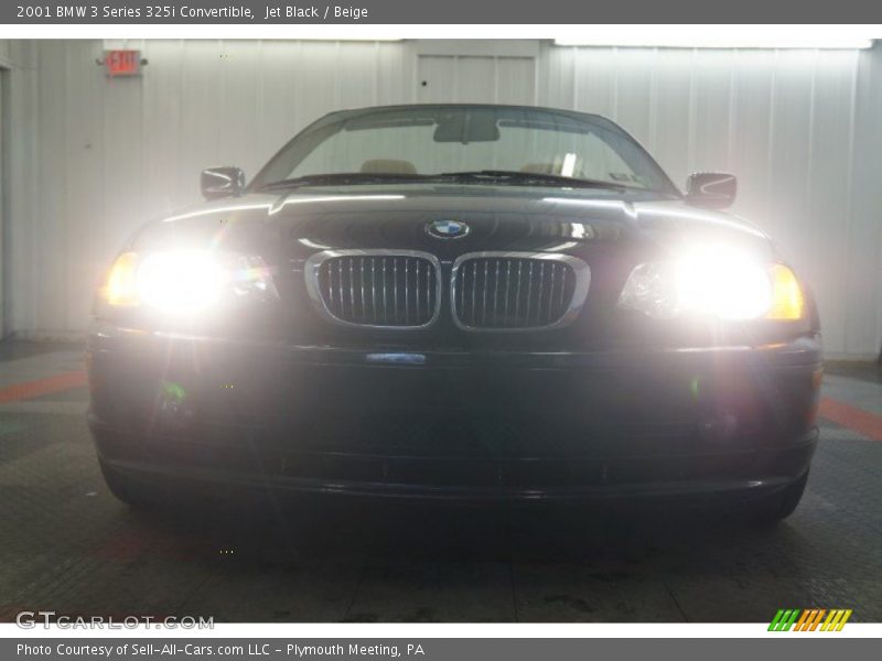 Jet Black / Beige 2001 BMW 3 Series 325i Convertible