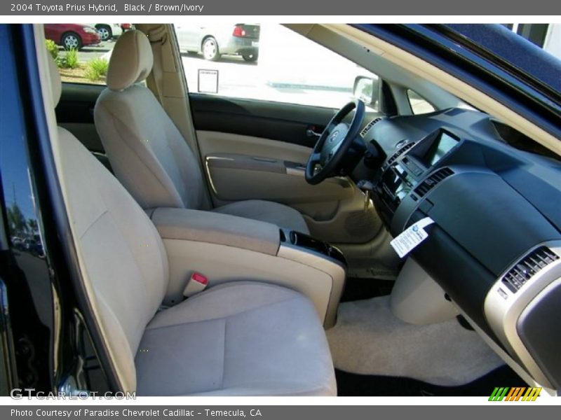 Black / Brown/Ivory 2004 Toyota Prius Hybrid
