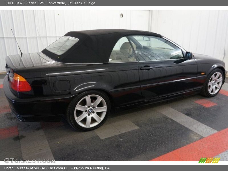 Jet Black / Beige 2001 BMW 3 Series 325i Convertible