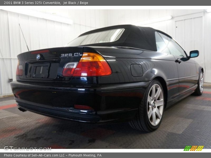 Jet Black / Beige 2001 BMW 3 Series 325i Convertible