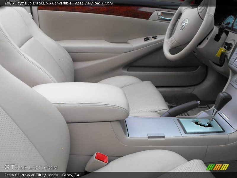 Absolutely Red / Ivory 2006 Toyota Solara SLE V6 Convertible