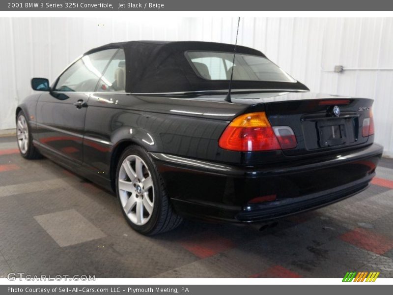 Jet Black / Beige 2001 BMW 3 Series 325i Convertible