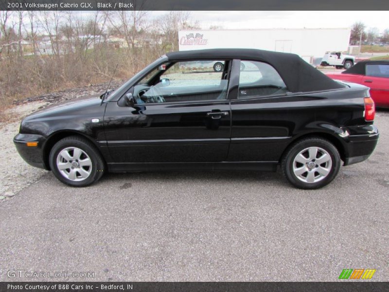 Black / Black 2001 Volkswagen Cabrio GLX