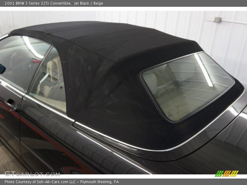 Jet Black / Beige 2001 BMW 3 Series 325i Convertible