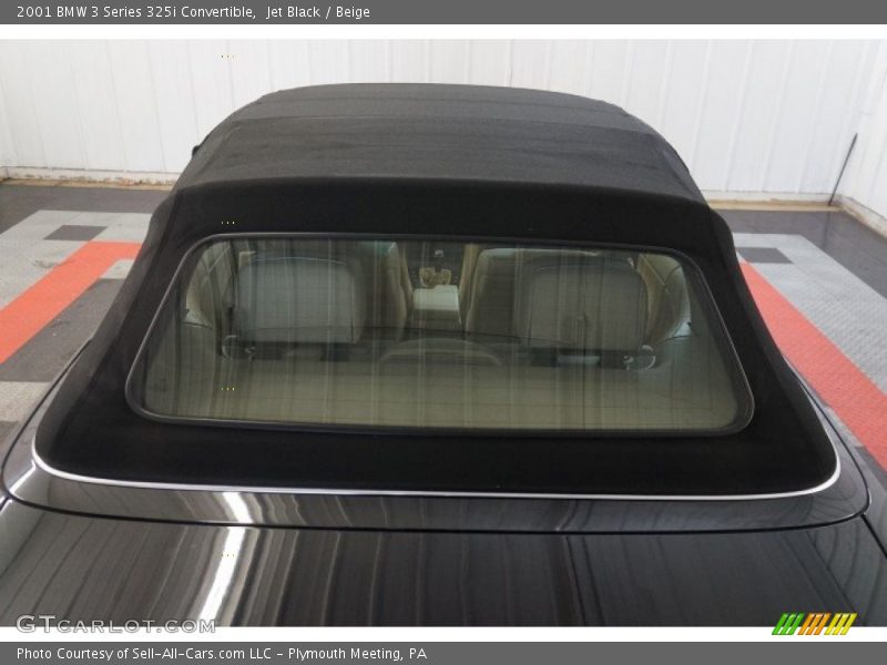 Jet Black / Beige 2001 BMW 3 Series 325i Convertible