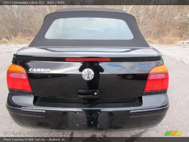 Black / Black 2001 Volkswagen Cabrio GLX