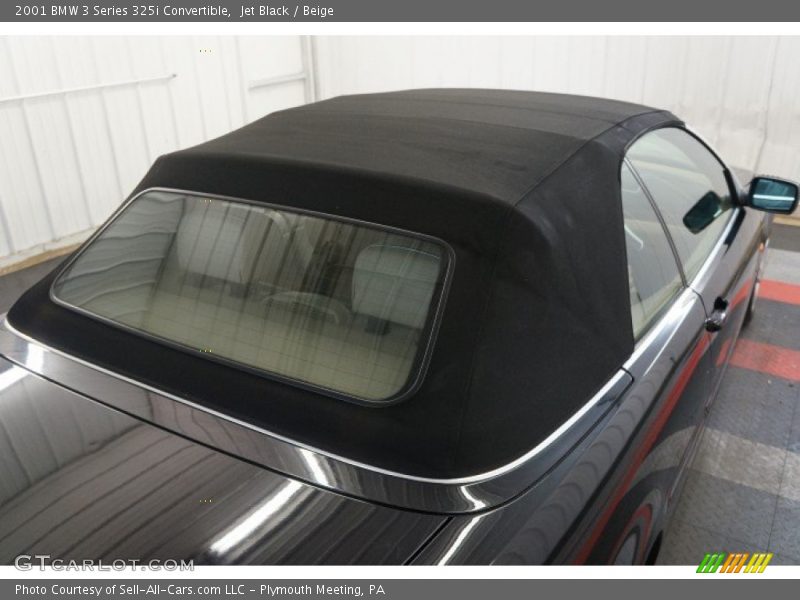 Jet Black / Beige 2001 BMW 3 Series 325i Convertible