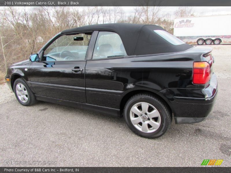 Black / Black 2001 Volkswagen Cabrio GLX