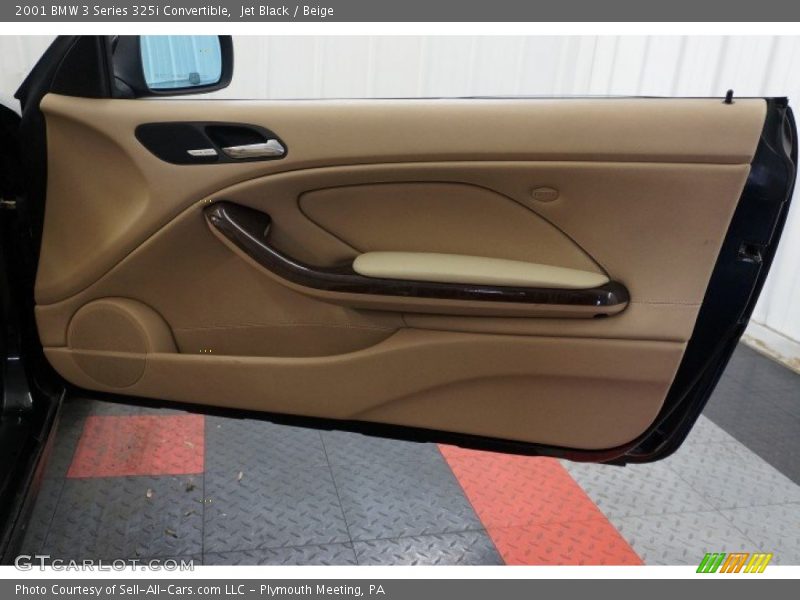 Jet Black / Beige 2001 BMW 3 Series 325i Convertible