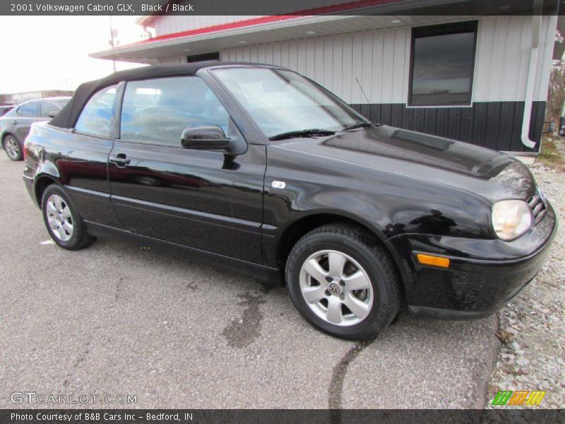 Black / Black 2001 Volkswagen Cabrio GLX