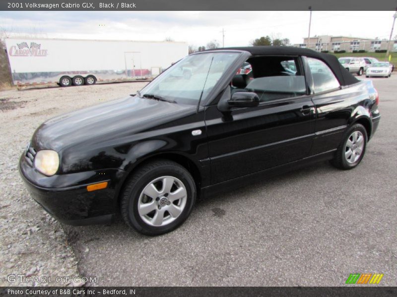 Black / Black 2001 Volkswagen Cabrio GLX