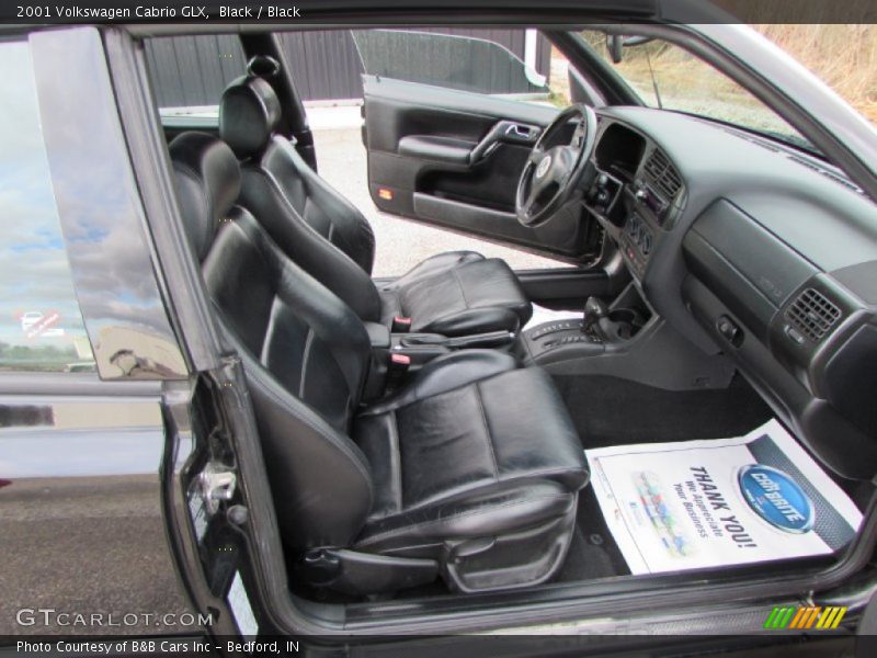 Black / Black 2001 Volkswagen Cabrio GLX