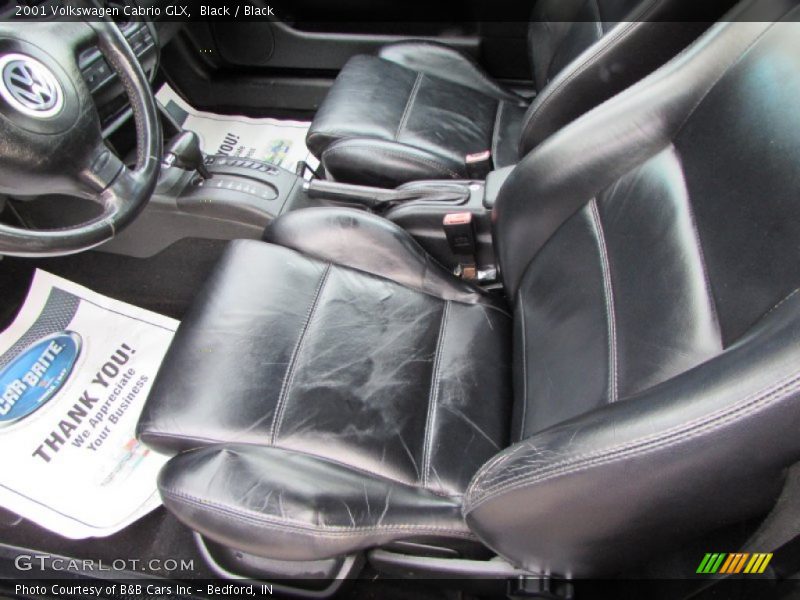 Black / Black 2001 Volkswagen Cabrio GLX