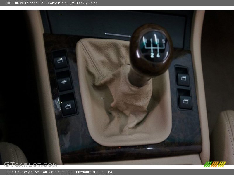 Jet Black / Beige 2001 BMW 3 Series 325i Convertible