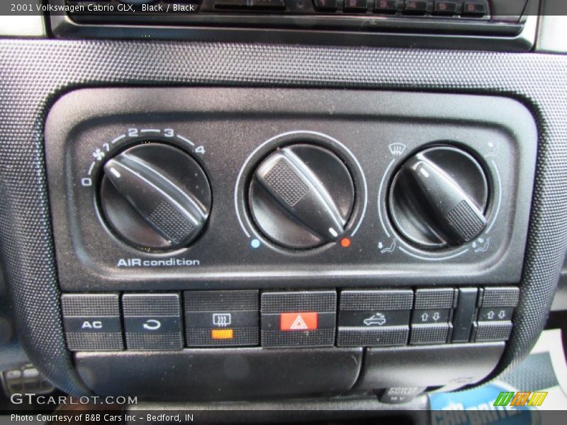 Black / Black 2001 Volkswagen Cabrio GLX