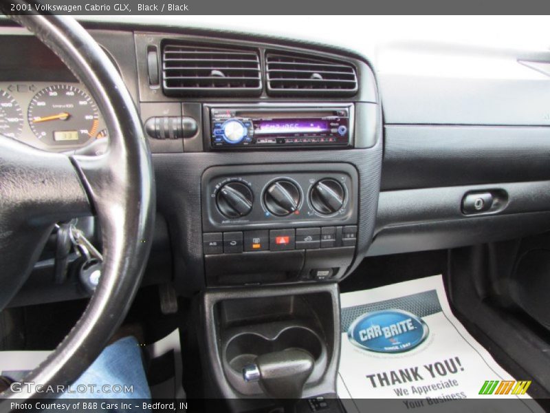 Black / Black 2001 Volkswagen Cabrio GLX