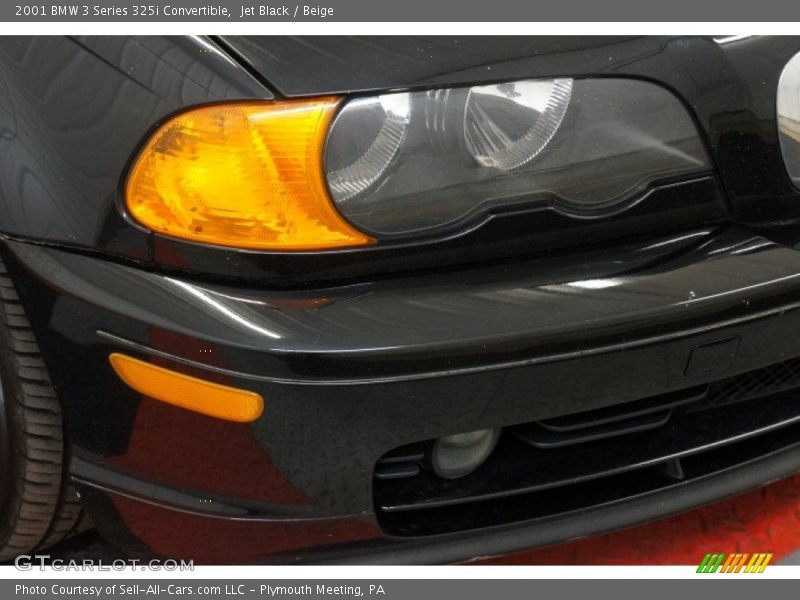Jet Black / Beige 2001 BMW 3 Series 325i Convertible