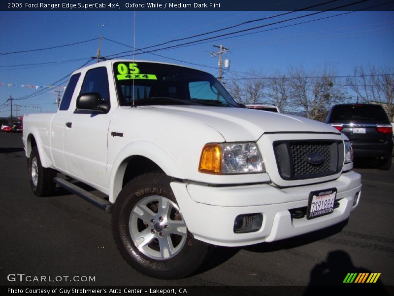 Oxford White / Medium Dark Flint 2005 Ford Ranger Edge SuperCab 4x4