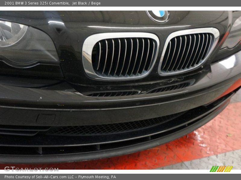 Jet Black / Beige 2001 BMW 3 Series 325i Convertible