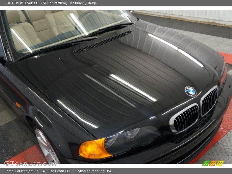Jet Black / Beige 2001 BMW 3 Series 325i Convertible