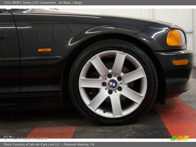 Jet Black / Beige 2001 BMW 3 Series 325i Convertible