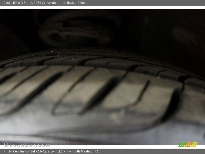 Jet Black / Beige 2001 BMW 3 Series 325i Convertible