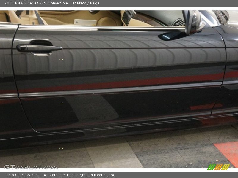 Jet Black / Beige 2001 BMW 3 Series 325i Convertible