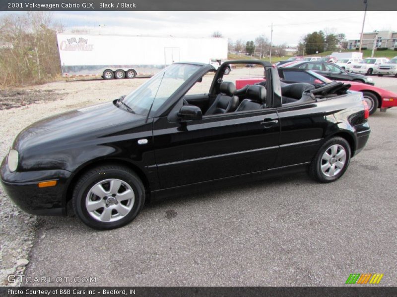 Black / Black 2001 Volkswagen Cabrio GLX