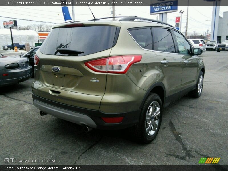 Ginger Ale Metallic / Medium Light Stone 2013 Ford Escape SE 1.6L EcoBoost 4WD