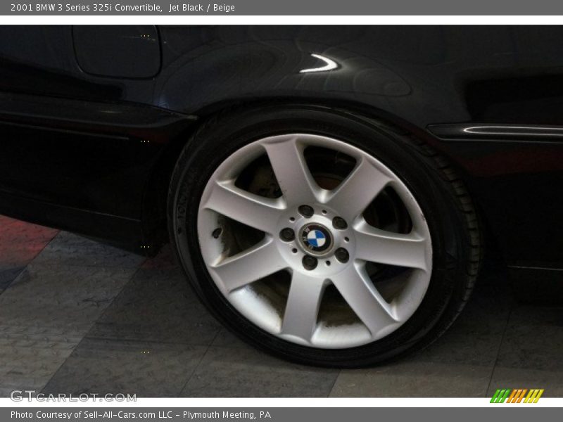 Jet Black / Beige 2001 BMW 3 Series 325i Convertible