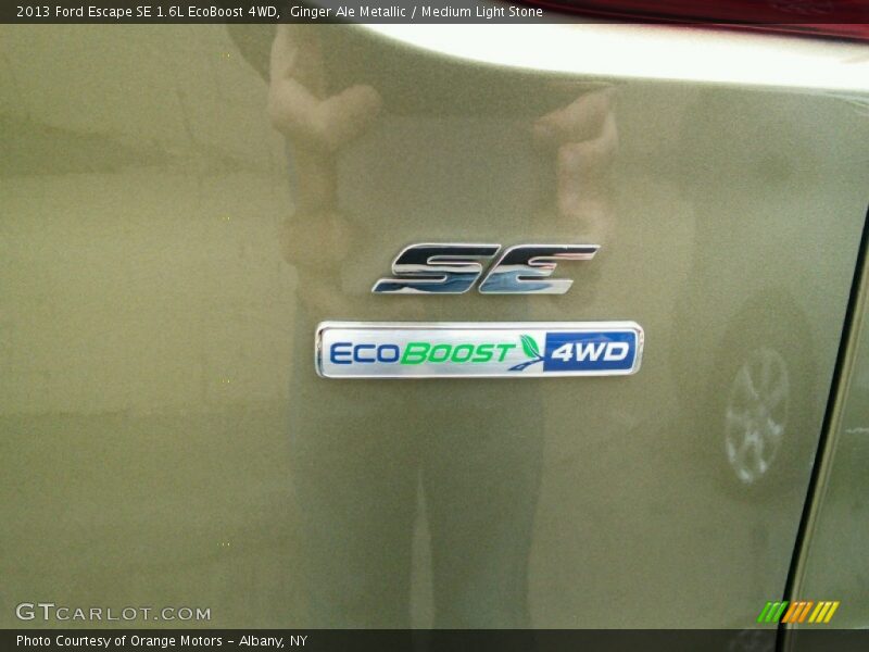 Ginger Ale Metallic / Medium Light Stone 2013 Ford Escape SE 1.6L EcoBoost 4WD