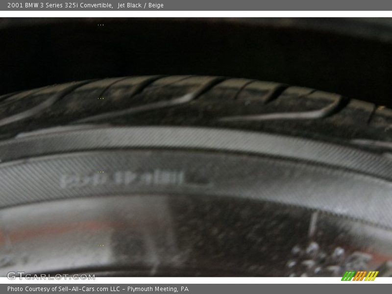 Jet Black / Beige 2001 BMW 3 Series 325i Convertible