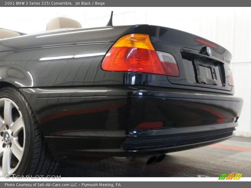 Jet Black / Beige 2001 BMW 3 Series 325i Convertible