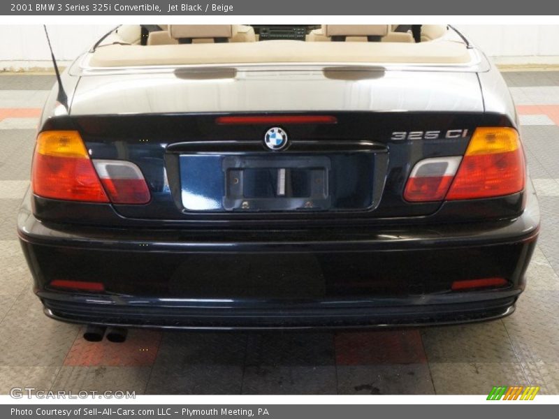 Jet Black / Beige 2001 BMW 3 Series 325i Convertible