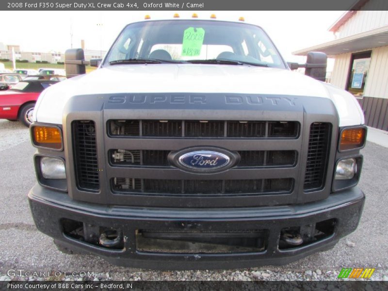 Oxford White / Camel 2008 Ford F350 Super Duty XL Crew Cab 4x4