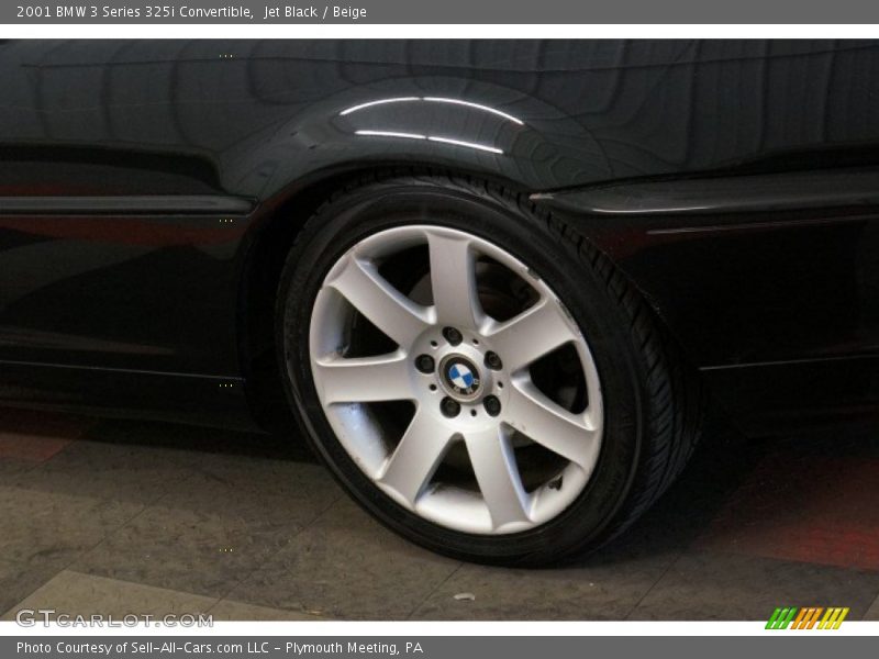 Jet Black / Beige 2001 BMW 3 Series 325i Convertible