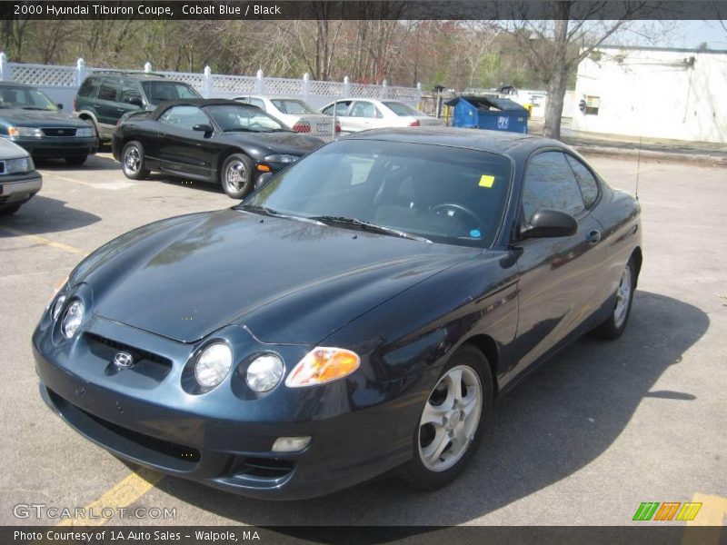Cobalt Blue / Black 2000 Hyundai Tiburon Coupe
