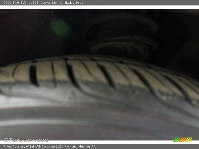Jet Black / Beige 2001 BMW 3 Series 325i Convertible
