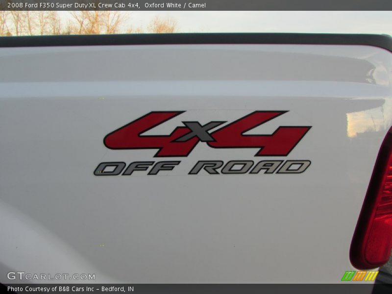 Oxford White / Camel 2008 Ford F350 Super Duty XL Crew Cab 4x4